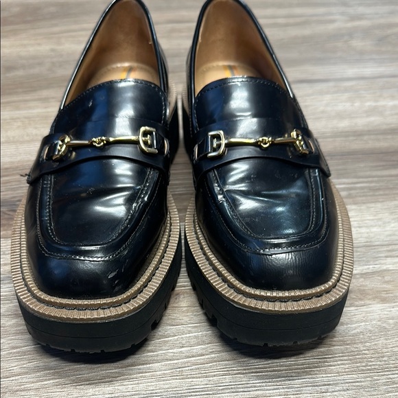 Sam Edelman Laurs Loafer Size 6.5 Black Leather - Picture 5 of 9